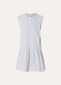 Levi's Dames Mini tuniekjurk met streepprint in de kleur Donkerblauw