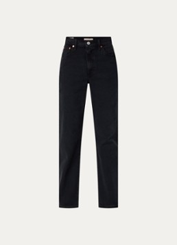 Levi's Dames Ribcage high waist slim fit jeans met gekleurde wassing in de kleur Zwart