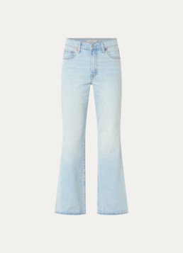 Levi's Dames High waist flared jeans met lichte wassing in de kleur Lichtblauw