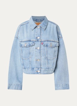 Levi's Dames Spijkerjas met borstzakken in de kleur Indigo