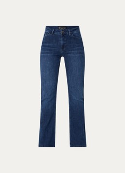 Expresso Dames High waist flared jeans met steekzakken in de kleur Indigo