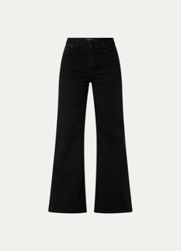 Expresso Dames Noos high waist wide leg jeans met gekleurde wassing in de kleur Zwart