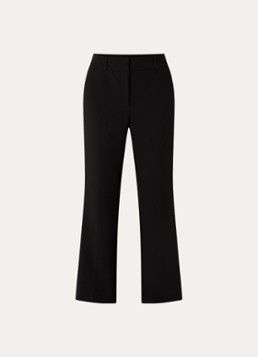 Expresso Dames High waist straight fit pantalon met steekzakken in de kleur Zwart