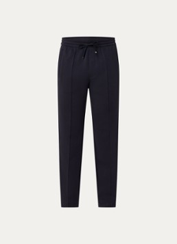 Armani Heren Straight fit joggingbroek met steekzakken in de kleur Donkerblauw