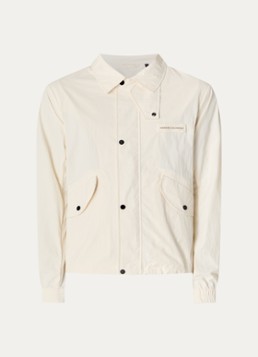 Armani Heren Jack met klepzakken in de kleur Gebroken wit