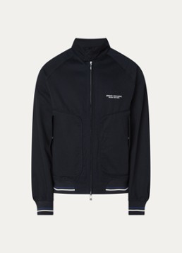 Armani Heren Jack met klepzakken in de kleur Donkerblauw