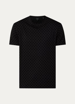 Armani Heren T-shirt met logoprint in de kleur Zwart