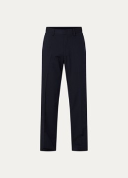 Armani Heren Straight fit pantalon met steekzakken in de kleur Donkerblauw