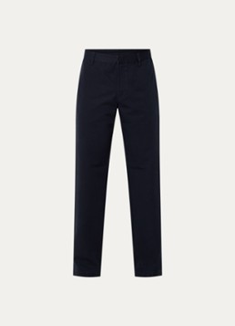 Armani Heren Straight fit broek met steekzakken in de kleur Donkerblauw