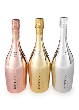 Bottega Luxury Collection Prosecco mousserende wijn in geschenkdoos 750 ml 3 stuks - Deal