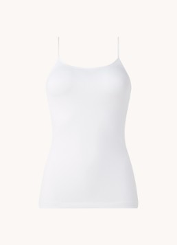 Mey Dames Emotion cami top in de kleur Wit, maat: 44