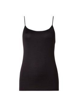 Mey Dames Emotion cami top in de kleur Zwart, maat: 44