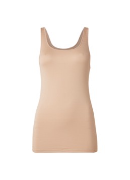 Mey Dames Emotion singlet in de kleur Beige, maat: 44