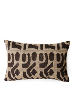 HKliving Silk sierkussen 40 x 25 cm Lichtbruin - Deal