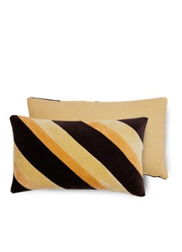 HKliving Striped sierkussen 60 x 35 cm Abrikoos - Deal