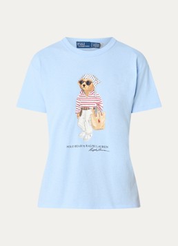 Ralph Lauren Dames Longsleeve met print in de kleur Blauw, maat: XS