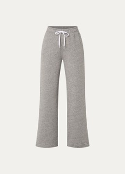 Ralph Lauren Dames Mid waist loose fit joggingbroek met logoborduring in de kleur Middengrijs, maat: M