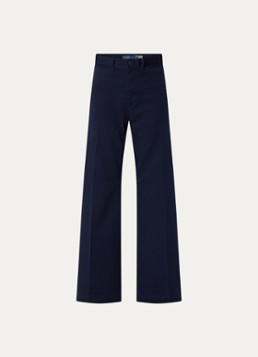 Ralph Lauren Dames High waist flared jeans met gekleurde wassing in de kleur Donkerblauw, maat: 42
