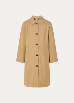 Benetton Dames Trenchcoat met steekzakken in de kleur Camel