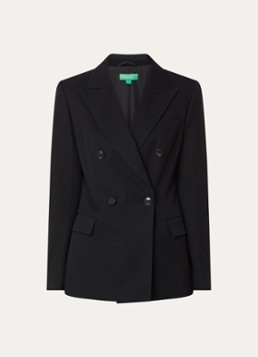 Benetton Dames Blazer met klepzakken in de kleur Zwart