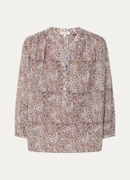 Expresso Dames Tuniek met bloemenprint in de kleur Beige