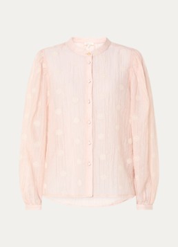 Expresso Dames Blouse met borduring in de kleur Lichtroze