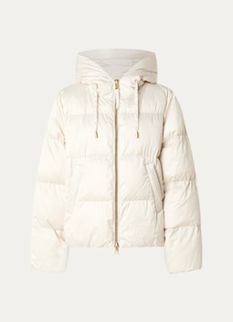 Beaumont Dames Marian puffer jack met ritszakken in de kleur Beige, maat: 42