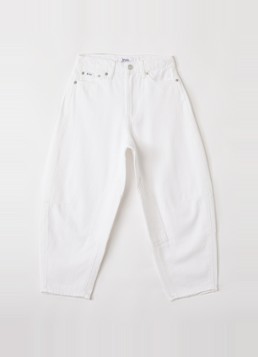 Ralph Lauren Meisjes Straight fit broek met steekzakken in de kleur Gebroken wit, maat: 8J=128