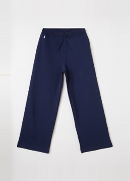 Ralph Lauren Meisjes Straight fit joggingbroek met logo in de kleur Donkerblauw, maat: XL=158