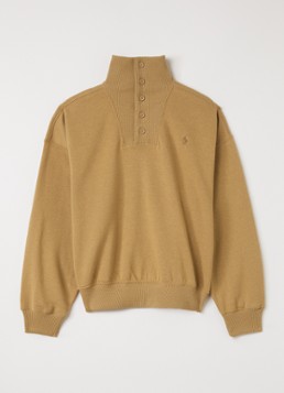 Ralph Lauren Meisjes Trui met logoborduring in de kleur Camel, maat: XL=164