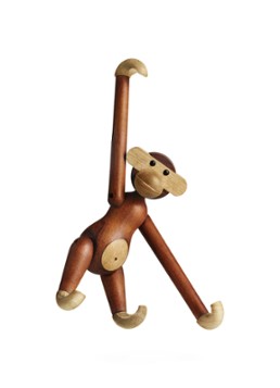 Kay Bojesen Monkey small ornament 20 cm Bruin - Deal