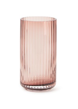 Lyngby Porcelaen Lyngby vaas 20 cm Donkerroze - Deal