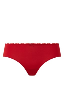 Mey Dames Amorous slip met kant in de kleur Steenrood, maat: 44