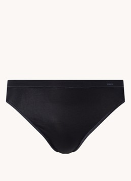 Mey Dames Emotion Jazz slip met logo in de kleur Zwart, maat: 44