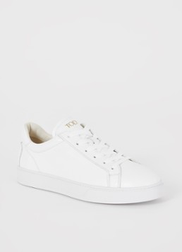 Tod's Dames Cassetta sneaker van kalfsleer in de kleur Wit, maat: 37