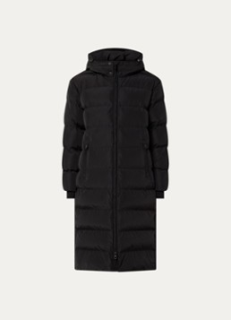 Airforce Dames Grace gewatteerde jas met afneembare capuchon in de kleur Zwart, maat: XL