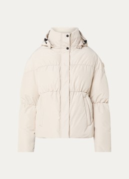 Airforce Dames Maya puffer jack met afneembare capuchon en waterafstotende coating in de kleur Ivoor, maat: L