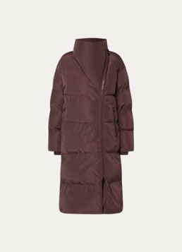 Airforce Dames Ruby parka met steekzakken in de kleur Chocoladebruin, maat: XS