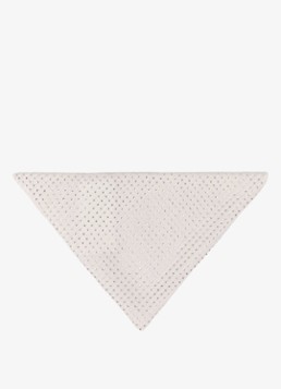 Maje Dames Sjaal van wol met strass in de kleur Beige