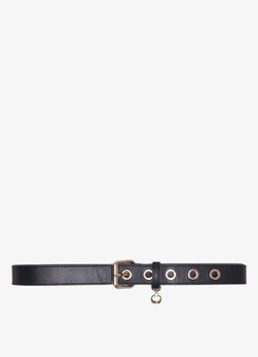 Maje Dames Riem van leer in de kleur Jeans