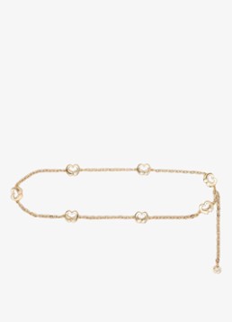 Maje Dames Riem met logo in de kleur Goud