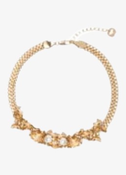 Maje Dames Armband met glaskralen in de kleur Goud