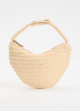 Sandro Dames Handtas van crochet in de kleur Beige