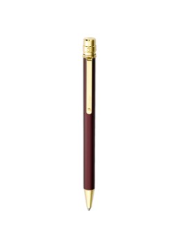 Cartier Santos de Cartier balpen van lak met geelgouden finish ST150190 Bordeauxrood