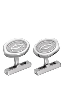 Cartier Heren Wax Seal manchetknopen van sterling zilver CROG000144 in de kleur Zilver