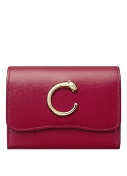 Cartier Dames Panthère de Cartier Mini portemonnee van kalfsleer CRL3002040 in de kleur Donkerrood