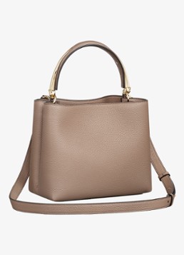 Cartier Dames Panthère Double de Cartier Small handtas van kalfsleer CRL1002642 in de kleur Taupe