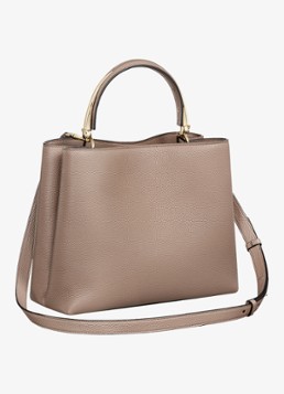 Cartier Dames Panthère Double de Cartier Medium handtas van kalfsleer CRL1002660 in de kleur Taupe