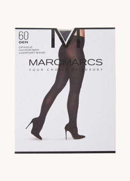 MarcMarcs Dames Panty in 60 denier in de kleur Donkerblauw, maat: XL