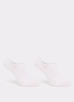 MarcMarcs Dames Sneakersokken in 2-pack in de kleur Wit, maat: 35-38
